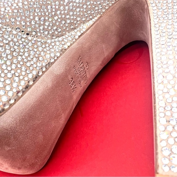 Valentino garavani VALENTINO GARAVANI TAN-GO PUMP WITH CRYSTALS 155MM - Picture 8 of 10